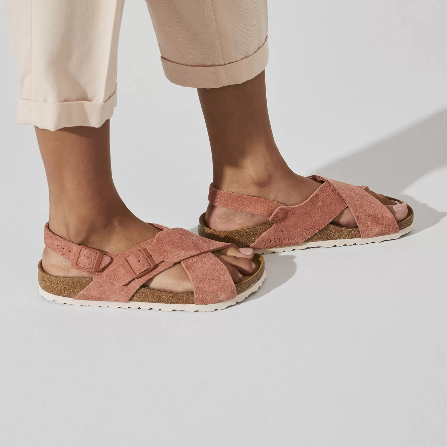 Brides Multiples | Birkenstock Tulum Lit De Pied Souple Earth Red