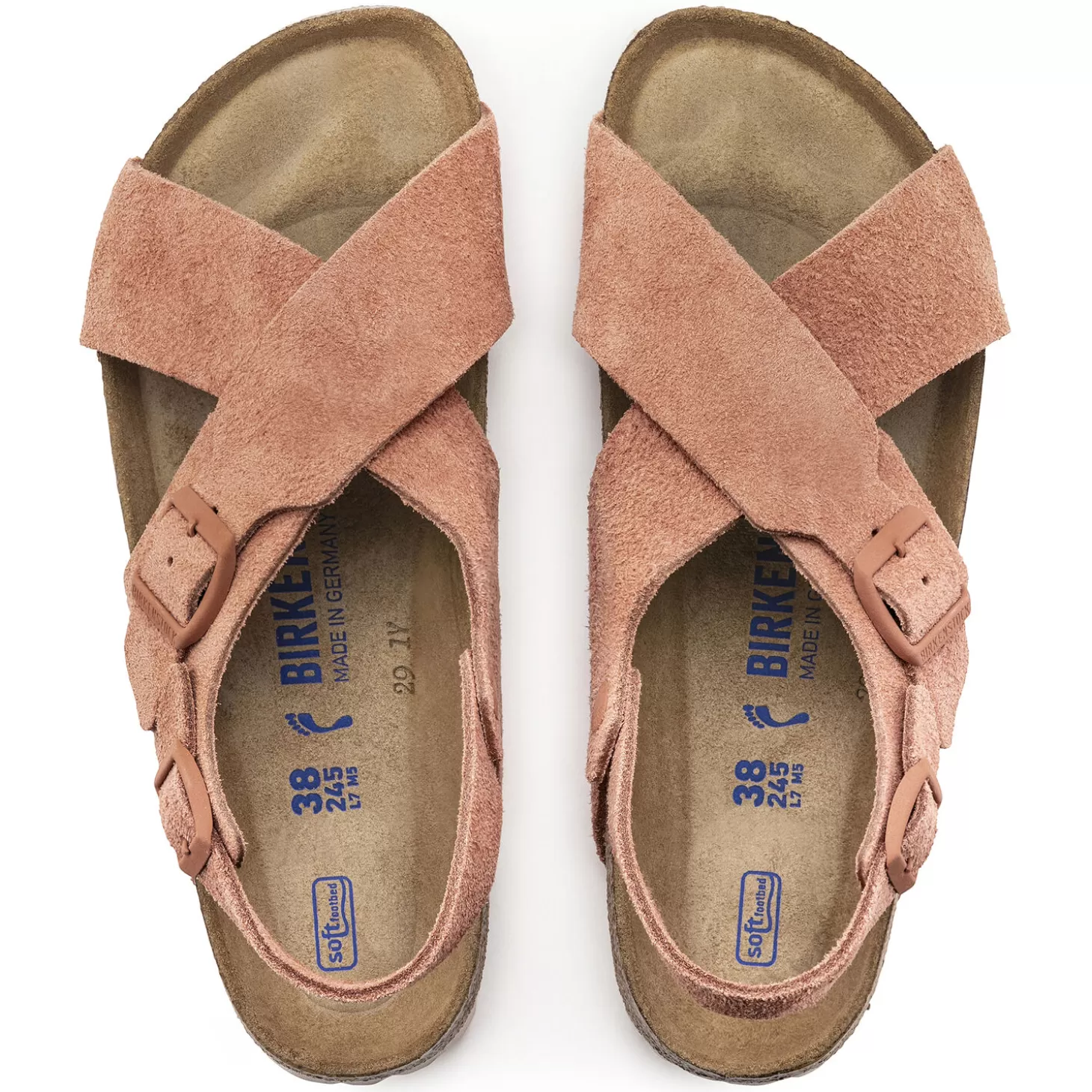 Brides Multiples | Birkenstock Tulum Lit De Pied Souple Earth Red