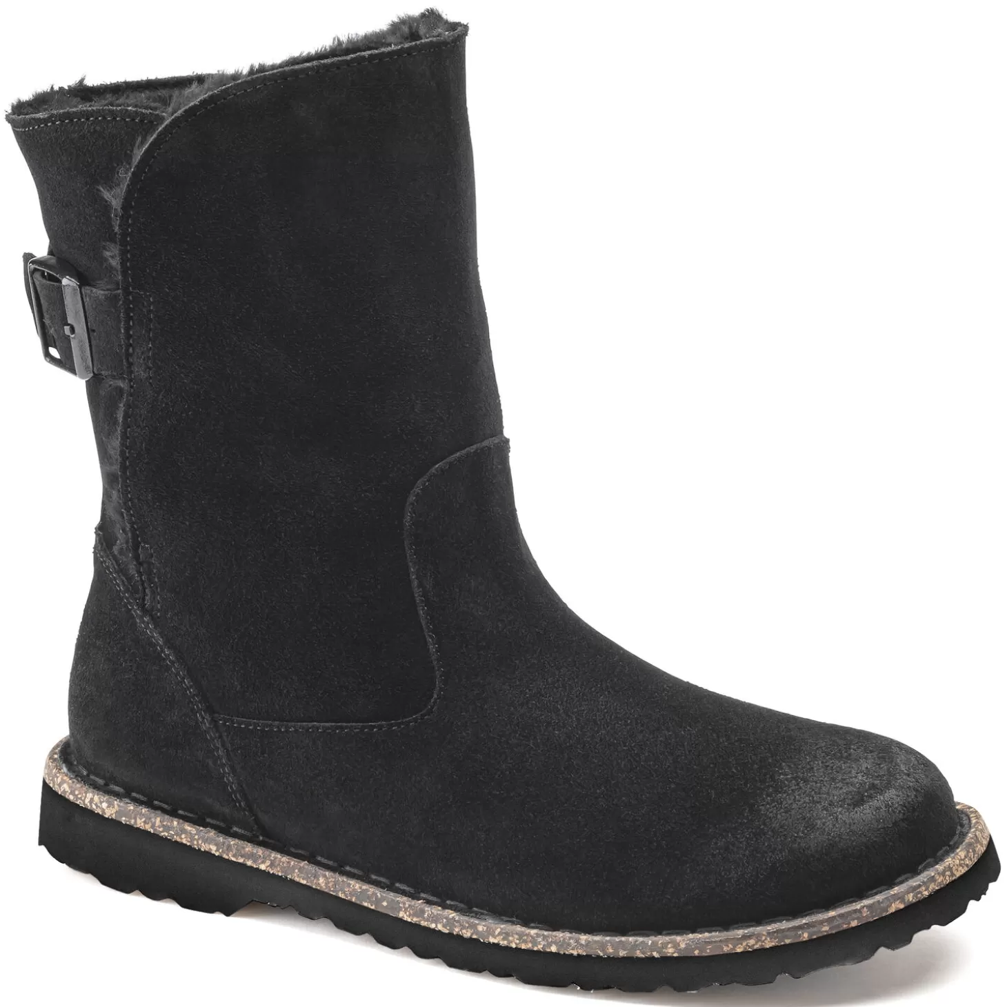 Boots & Bottines | Birkenstock Uppsala En Fourrure D'Agneau Black