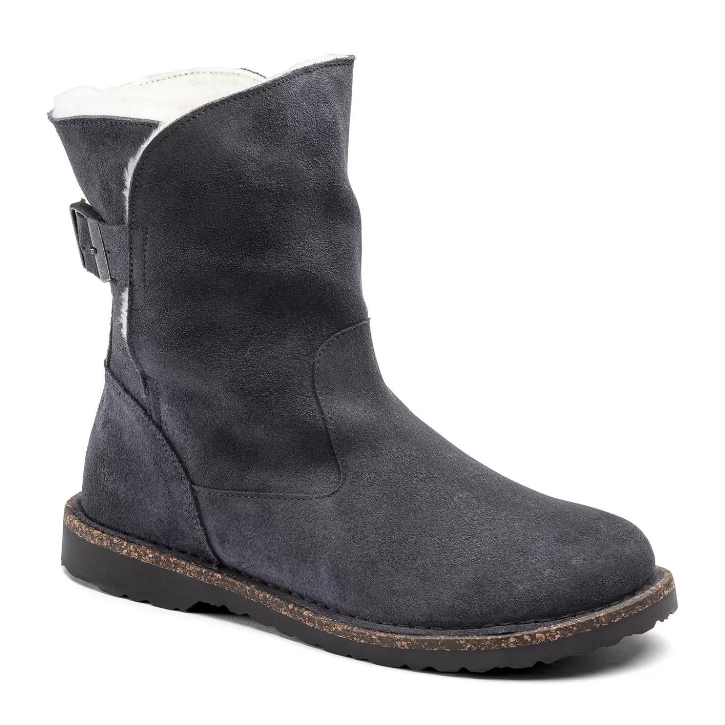 Boots & Bottines | Birkenstock Uppsala En Fourrure D'Agneau Graphite