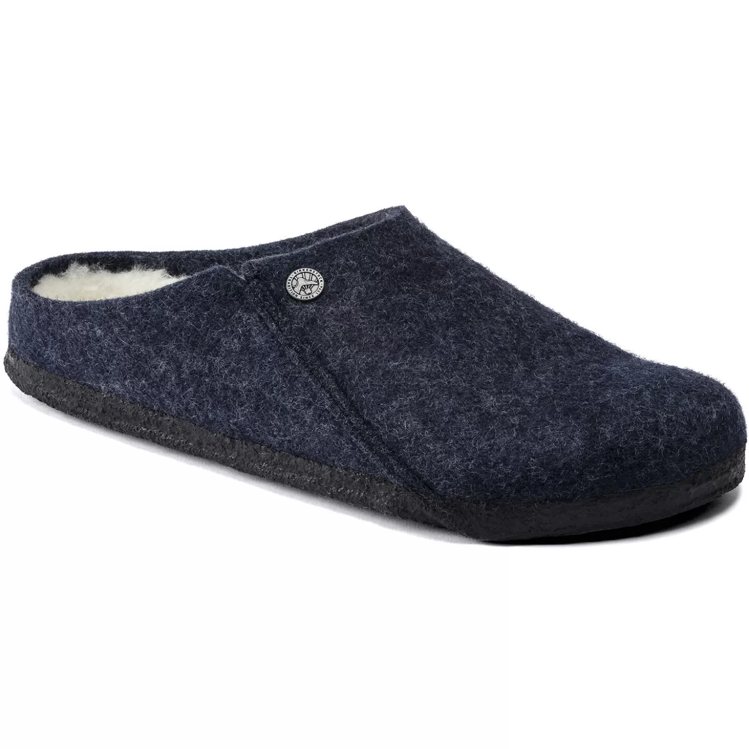 Chaussons | Birkenstock Zermatt En Fourrure D'Agneau Dark Blue