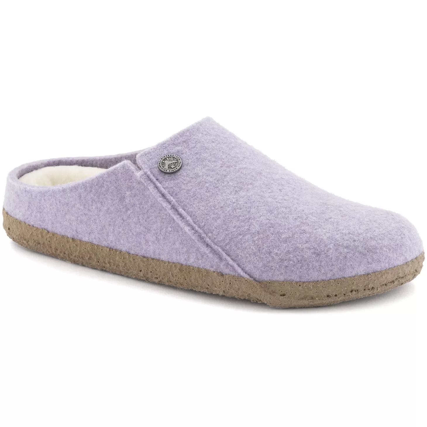 Chaussons | Birkenstock Zermatt En Fourrure D'Agneau Purple Fog