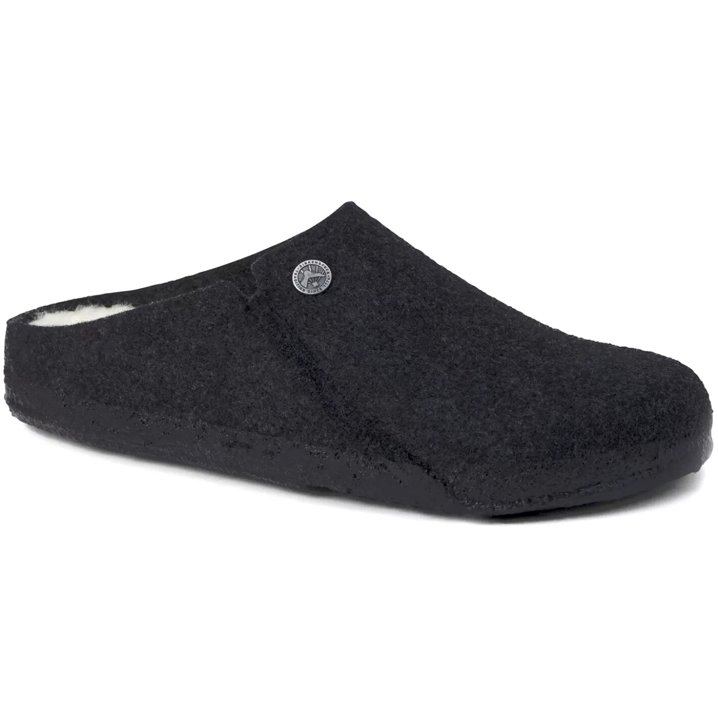 Chaussons | Birkenstock Zermatt En Fourrure D'Agneau Anthracite